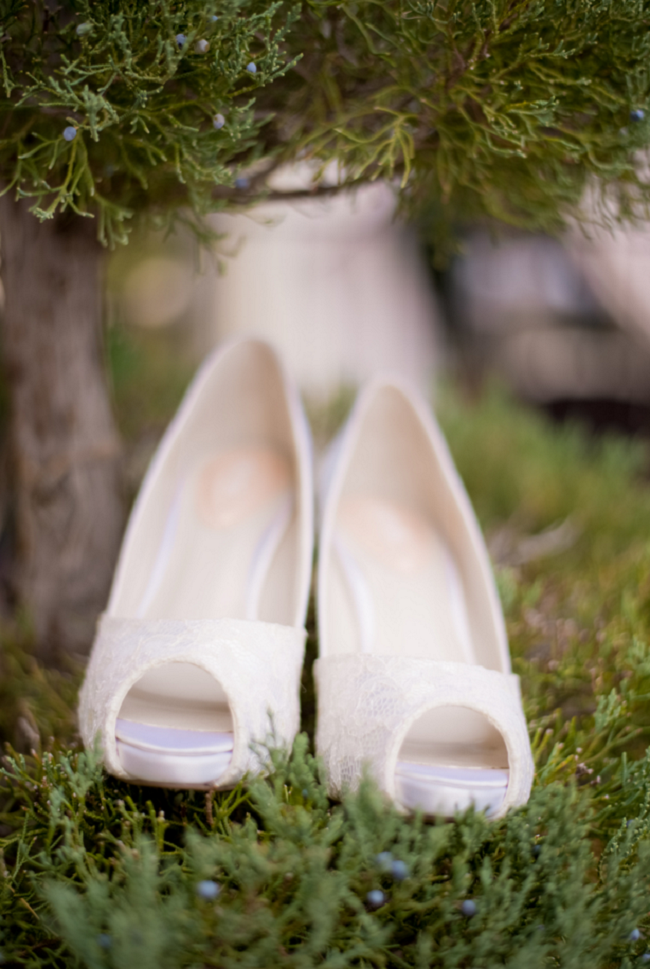 Свадебные туфли с открытым носом фото11