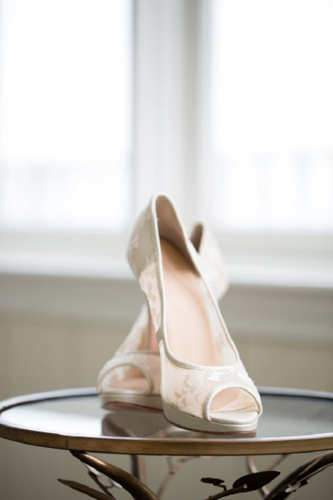 Свадебные туфли с открытым носом фото14