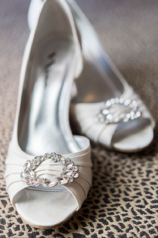 Свадебные туфли с открытым носом фото4