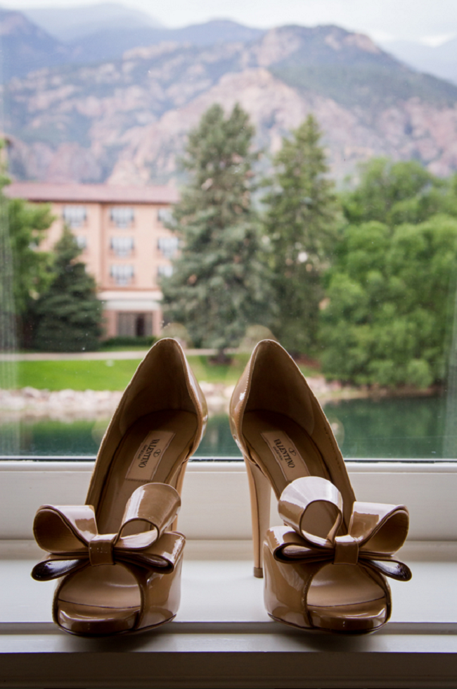 Свадебные туфли с открытым носом фото5