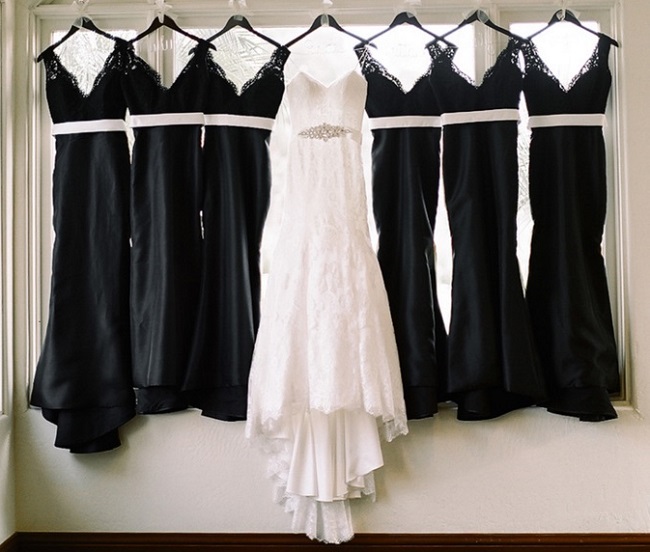 черное платье подружки невесты