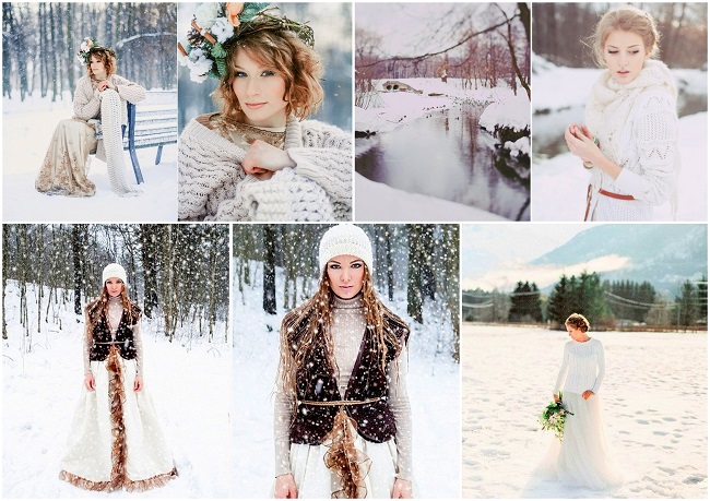 зимние невесты фото образа