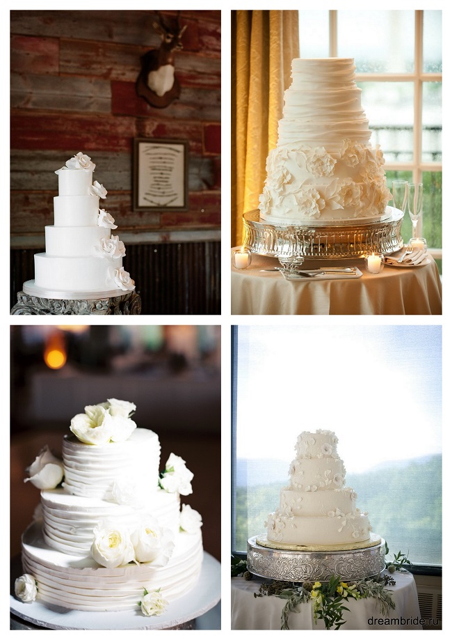 белый свадебный торт идеи