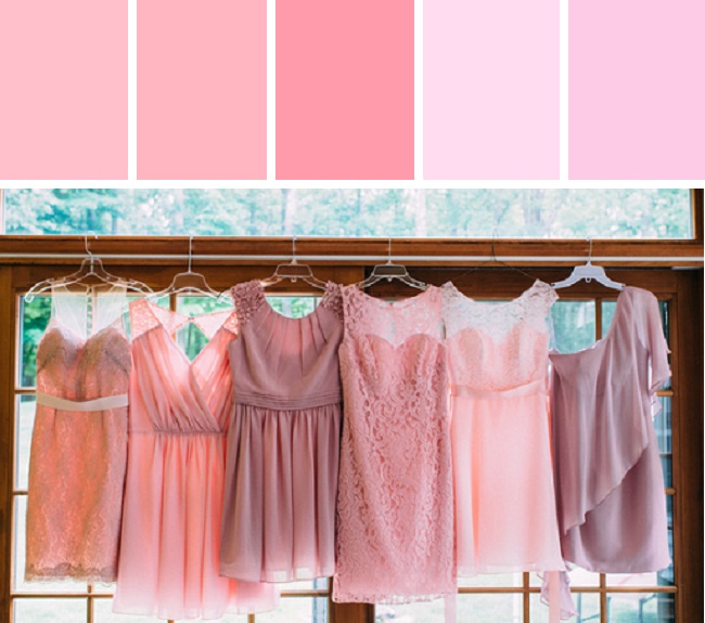 оформление свадьбы в розовом цвете фото