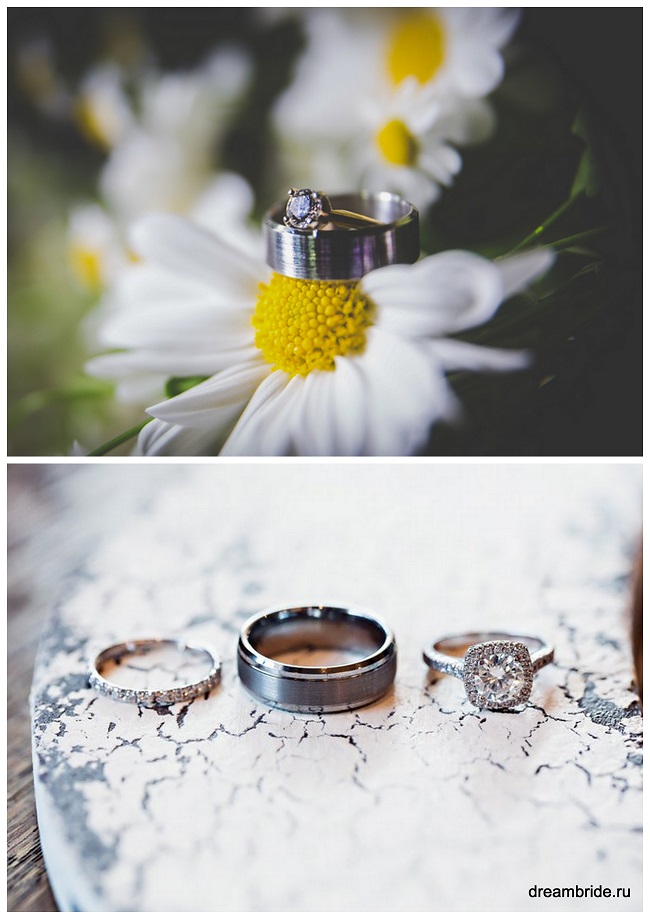 красивые серебряные свадебные кольца