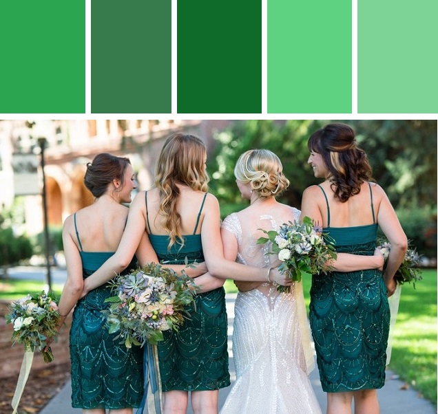 свадьба в зеленом цвете оформление фото