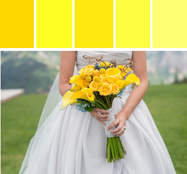 свадьба в желтом цвете оформление
