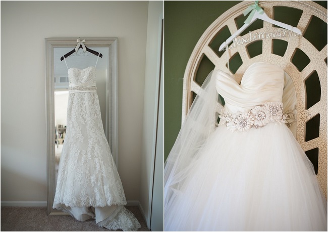 свадебные платья на вешалках фото