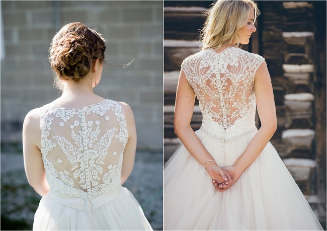 свадебные платья с красивой кружевной спиной фото