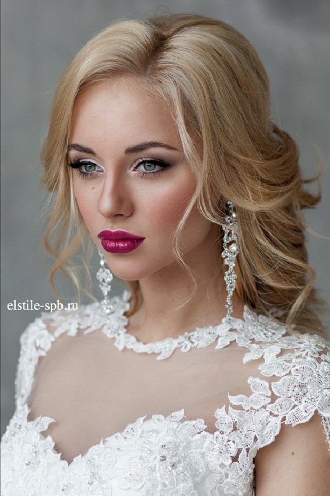 свадебный макияж фото для блондинок15