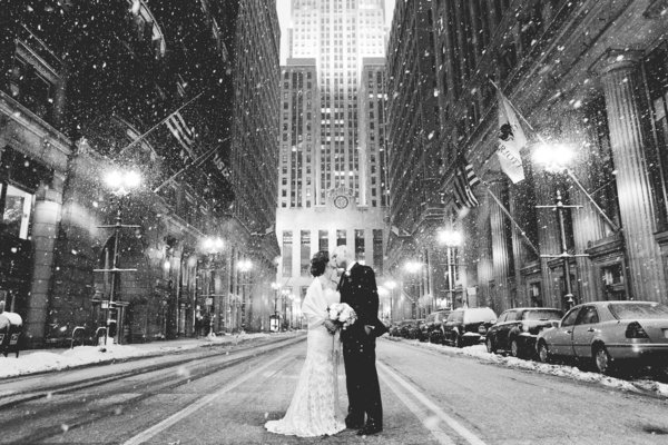 Идеи фотосессии свадьбы зимой