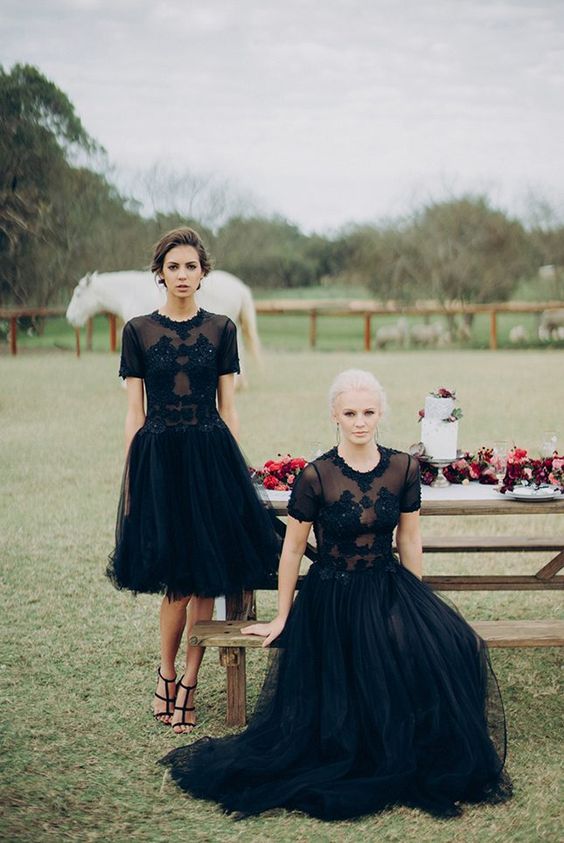 Черное свадебное платье - это хорошая идея?
