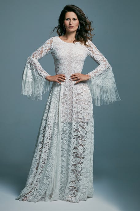 Свадебное платье в стиле бохо. Тенденции 2021 года