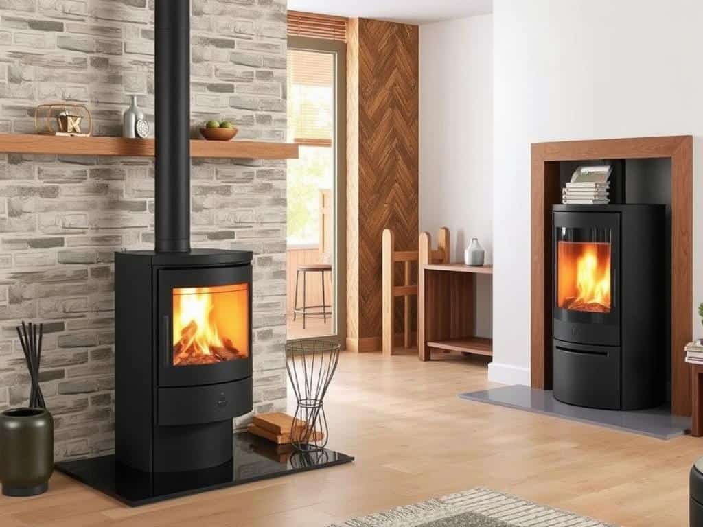 Modern stoves-fireplacesфото